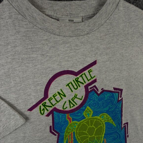 VTG 1989 Bahamas T-shirt XL Tropical USA Made Graphic Turtle Travel Vacation - Picture 7 of 15